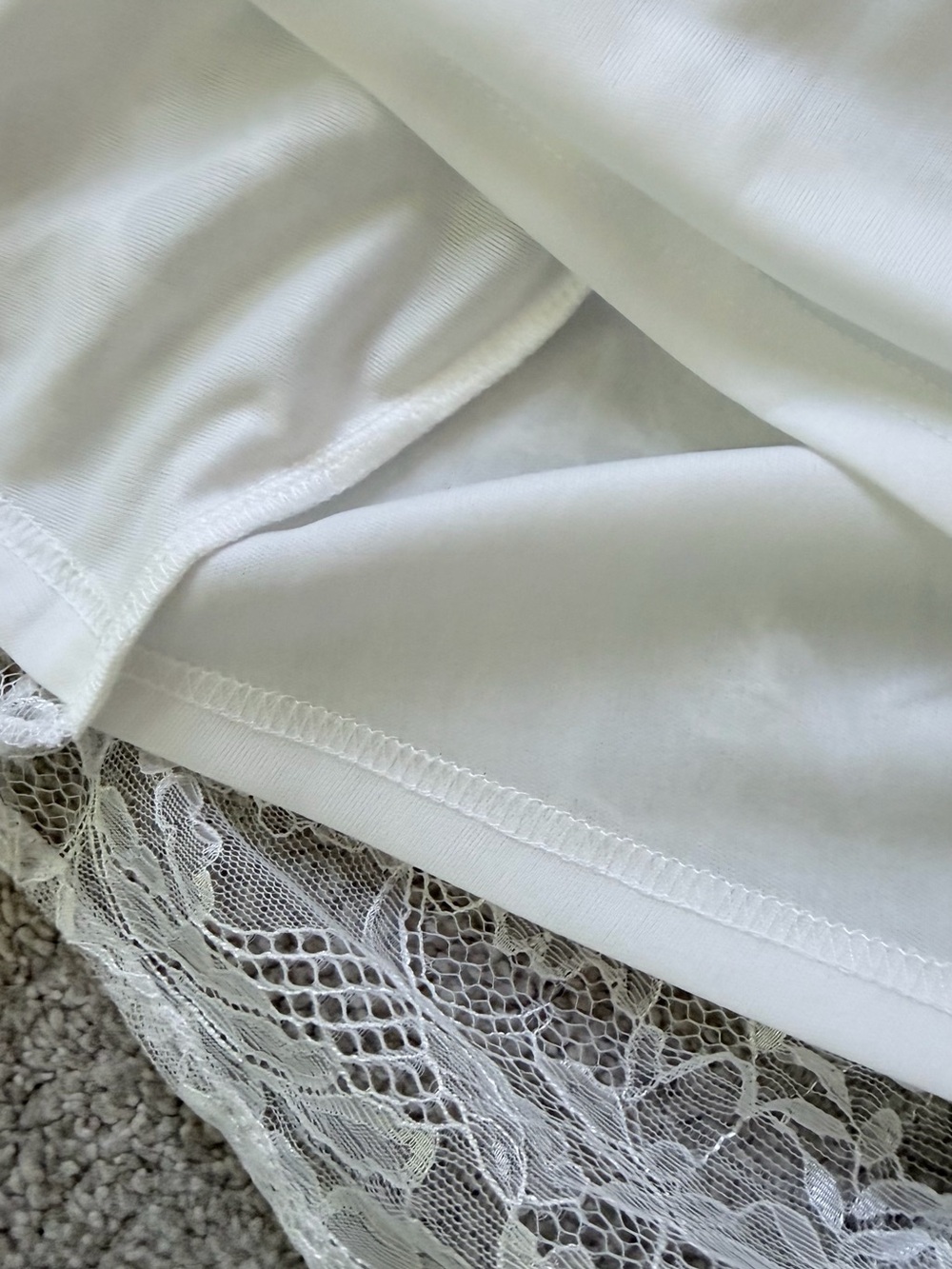 Lulu's White Lace Scoop-Back Wedding Gown - Picture 9 of 10